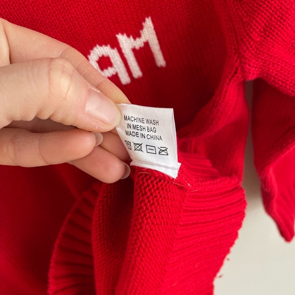 Ellsworth and Ivey Kid’s Chatham Sweater - Red - Size 4-5 - Picture 6 of 6